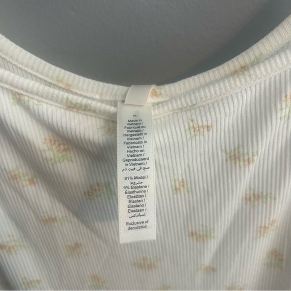 Soft Lounge Long Slip Dress - Marble Garden Print - SKIMS - Picture 8 of 8